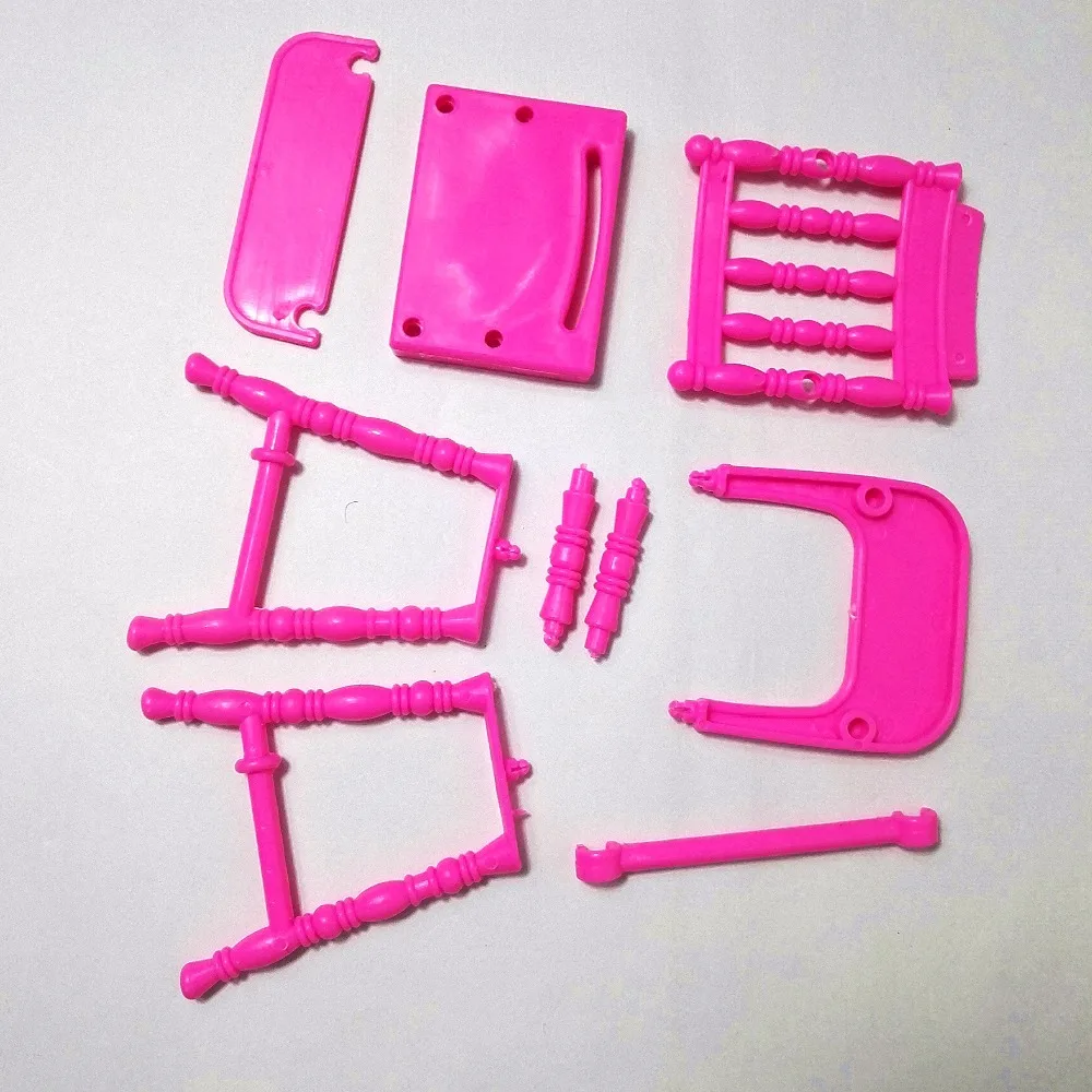 Модные пластмассовые аксессуары для кукол обеденный стул куклы Kelly 1/12 детей