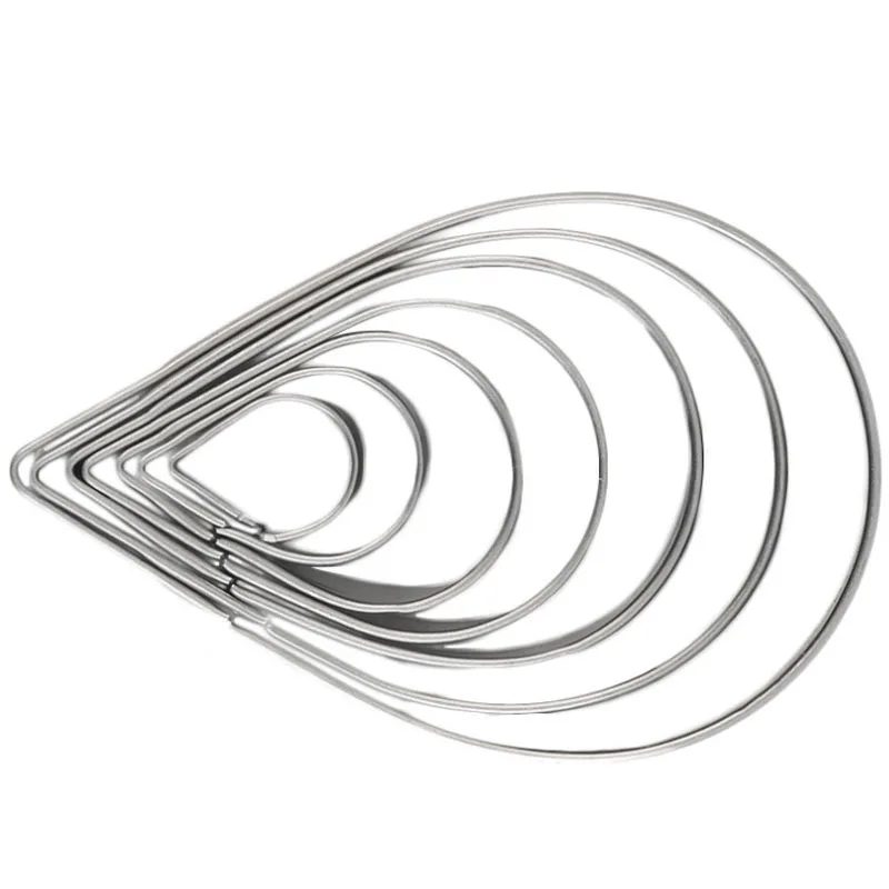 7 шт./компл. формочки для печенья в форме лепестков из нержавеющей стали|cookie