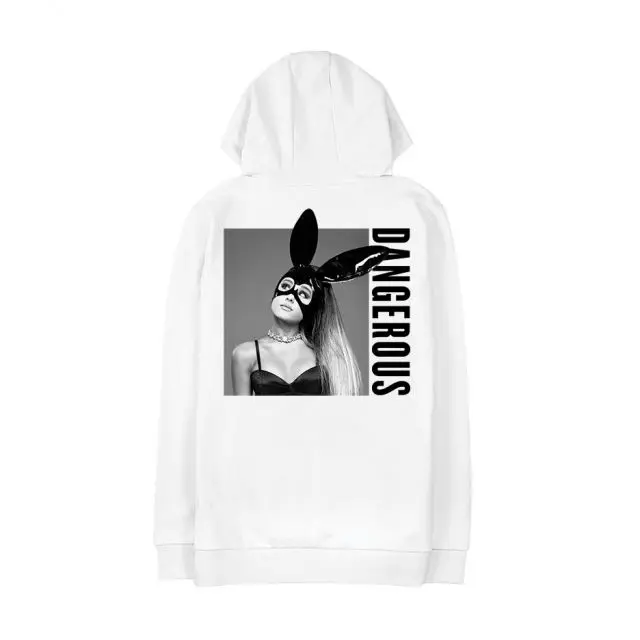 Эксклюзивные толстовки с капюшоном для опасной женщины Tour Bunny белая черная толстовка с капюшоном женские свитшоты модная уличная одежда с капюшоном