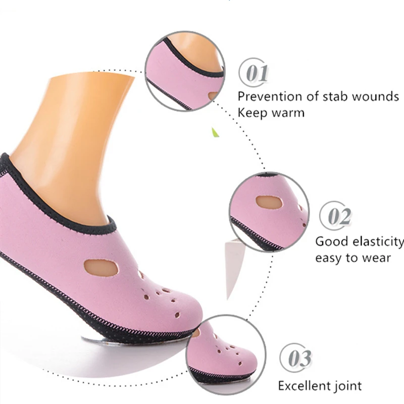 Носки для плавания и дайвинга дышащие Нескользящие Пляжные подводного