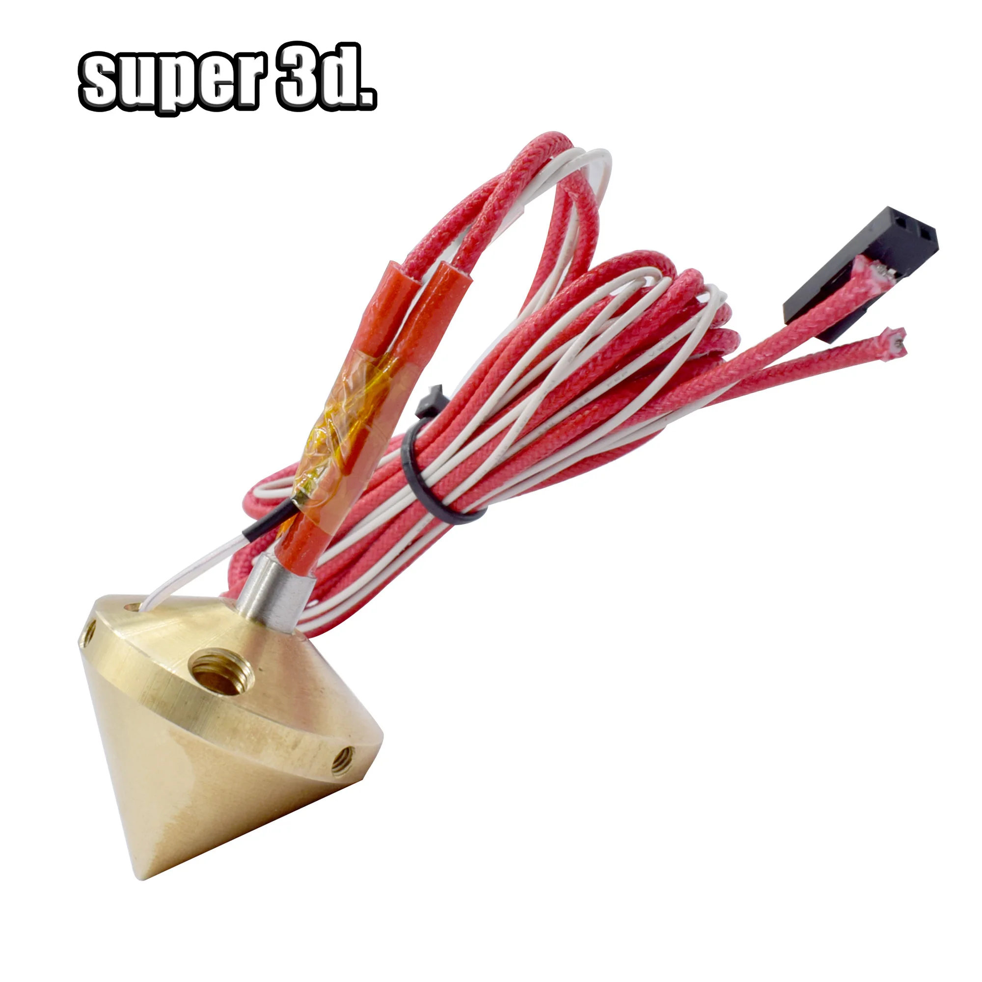 3 в 1 из V6 Боуден дистанционного J-head Hotend комплект без вентилятора латунь Diamond 0,4 мм сопло 1,75 мм 24/12V подключения печатающей головки 3D части принтера