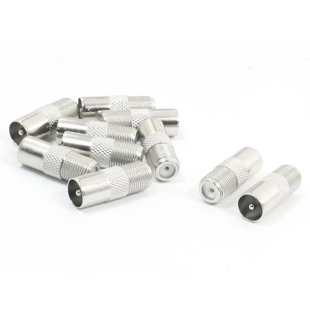 50 шт. штекер для телевизора IEC PAL DVB T|connector silver|connector headconnector circular |