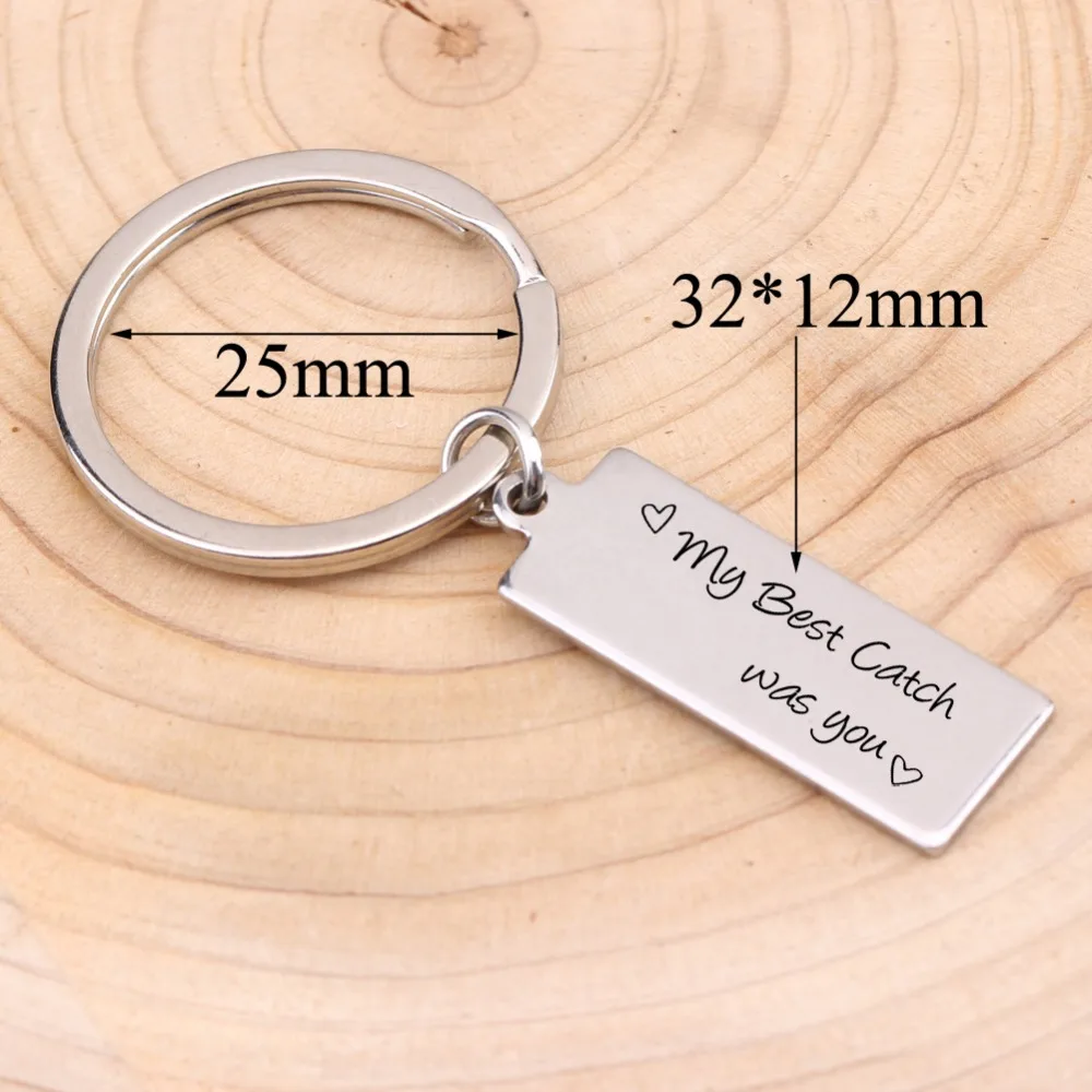Подвеска-брелок с гравировкой Мой лучший Catch Was You | Украшения и аксессуары