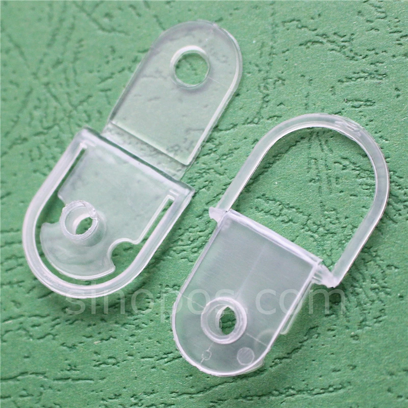 Пластиковая Картонная застежка защелкивающаяся вешалка для штырьков баннеров