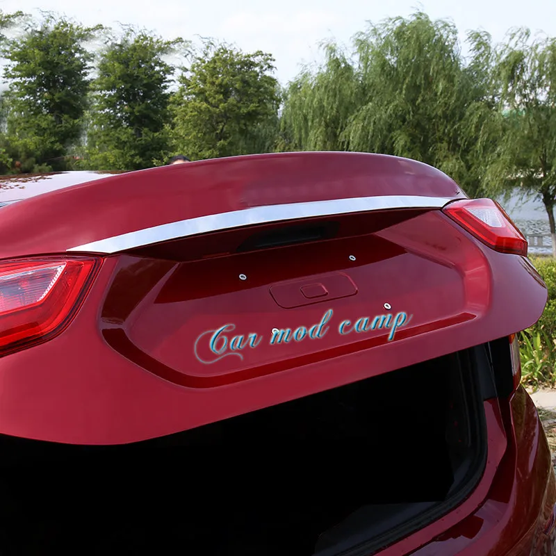 

For Chevrolet Cruze Sedan 2017 2018 Stainless Steel Rear Tail Trunk Lid Molding Cover Trim 1pcs Car Styling Accessories!