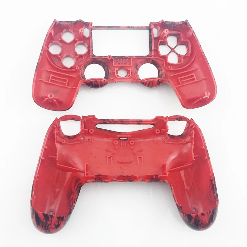 Для Playstation 4 оболочка корпуса Чехлы для PS4 Передняя и задняя игра оболочки гидро окунутый дизайн Замена пластиковый чехол для PS4