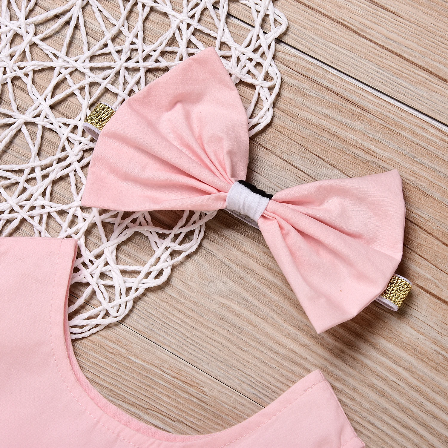 Модный розовый топ без рукавов для маленьких мальчиков и девочек + полосатые