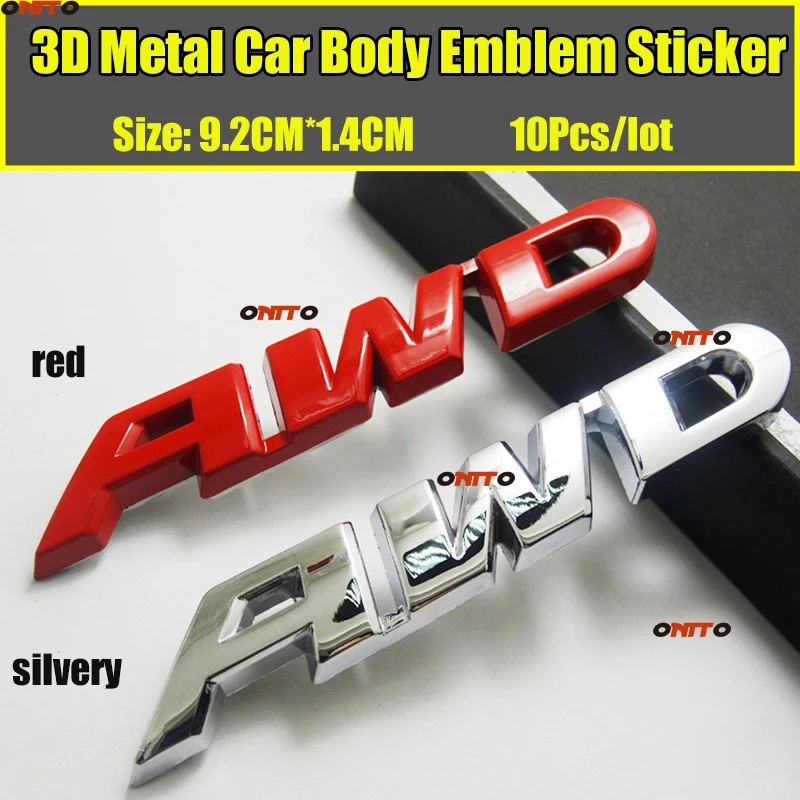 10 шт. аксессуары для украшения кузова автомобиля металлическая наклейка с буквой