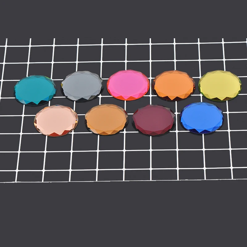 2 шт. разноцветных круглых держателей для клея FUZHAN-красный желтый синий оранжевый