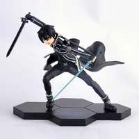 anime sword art online kirito three generations ver pvc action figure collectible model doll toy 15cm