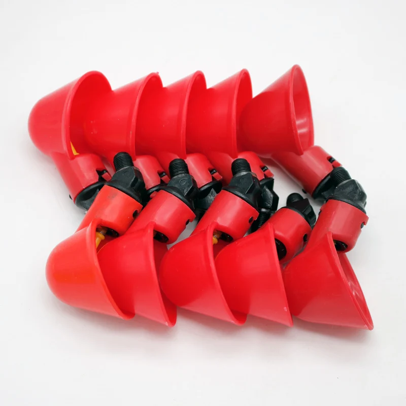 Автоматическая поилка для перепелов набор из 20 поильников желтого цвета цыплят и