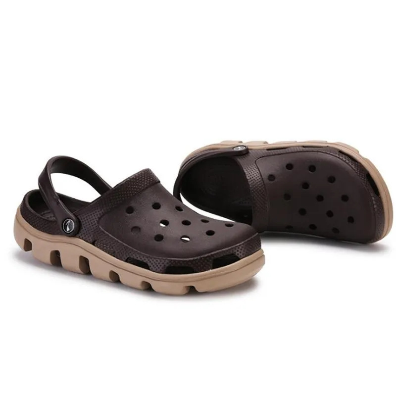 Мужские дышащие сандалии пляжные шлепанцы для улицы пляжная обувь Sandalias Hombre лето