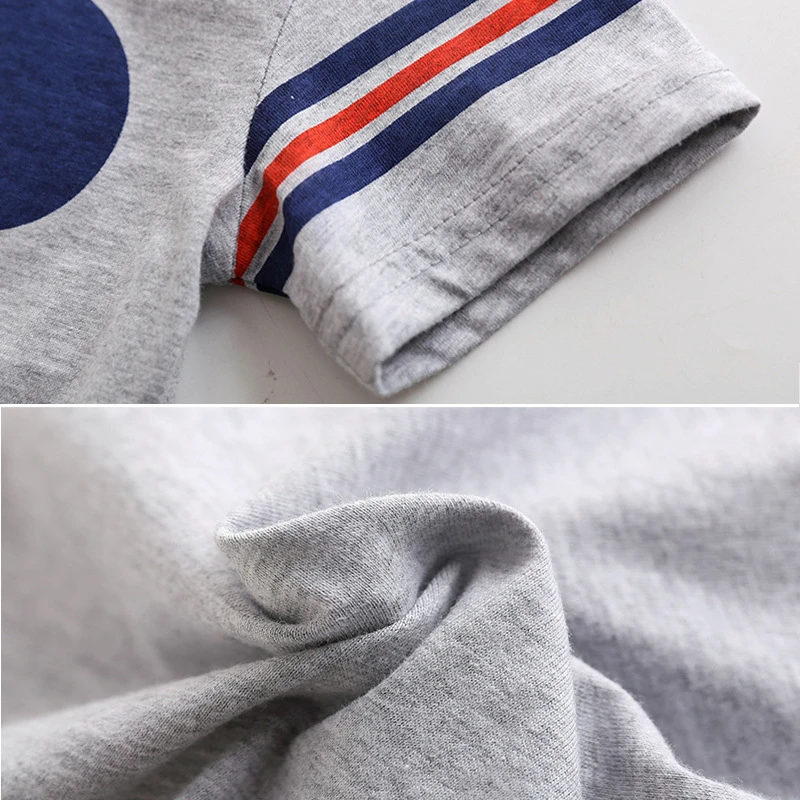 Детская одежда с дизайном Микки модная футболка для мальчиков и девочек Милая