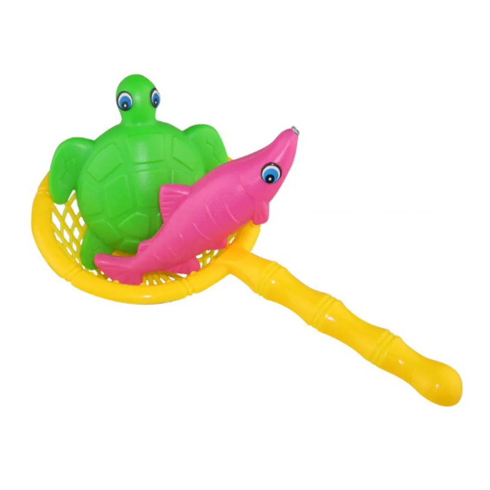 

Fishing Parent-child interactive Toys Game Kids Children's Magnetic 3D Fish Baby Bath Toys outdoor toy