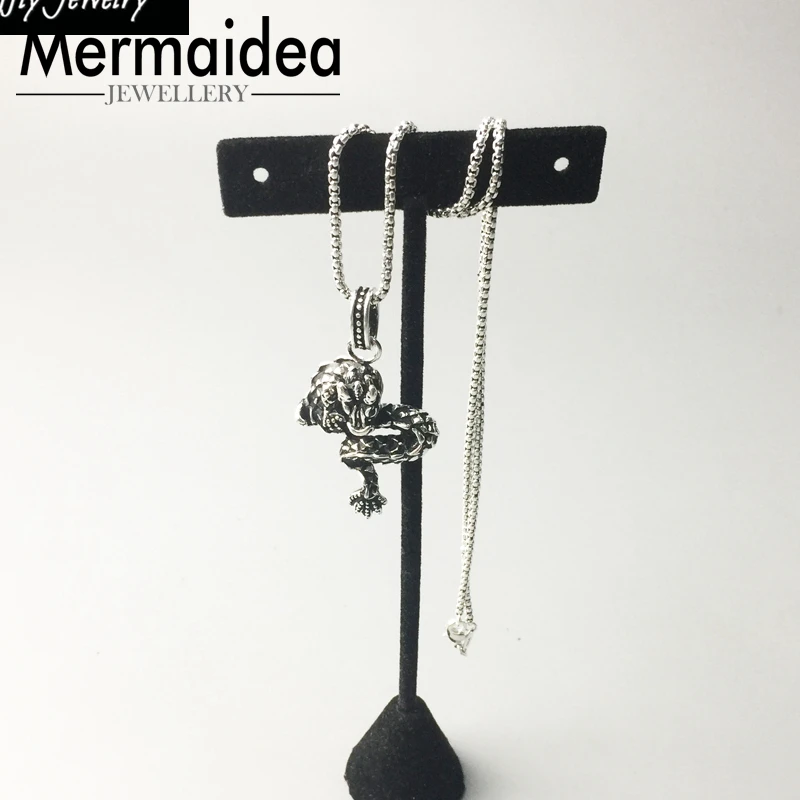 Ожерелье с подвеской в виде дракона для вечеринки стильное модное хорошее