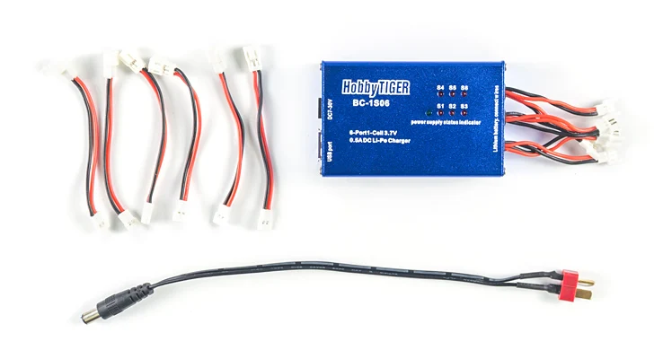 HobbyTiger BC 1S06 Lipo 6 Порты и разъёмы Батарея баланс зарядного устройства Quick Поддержка