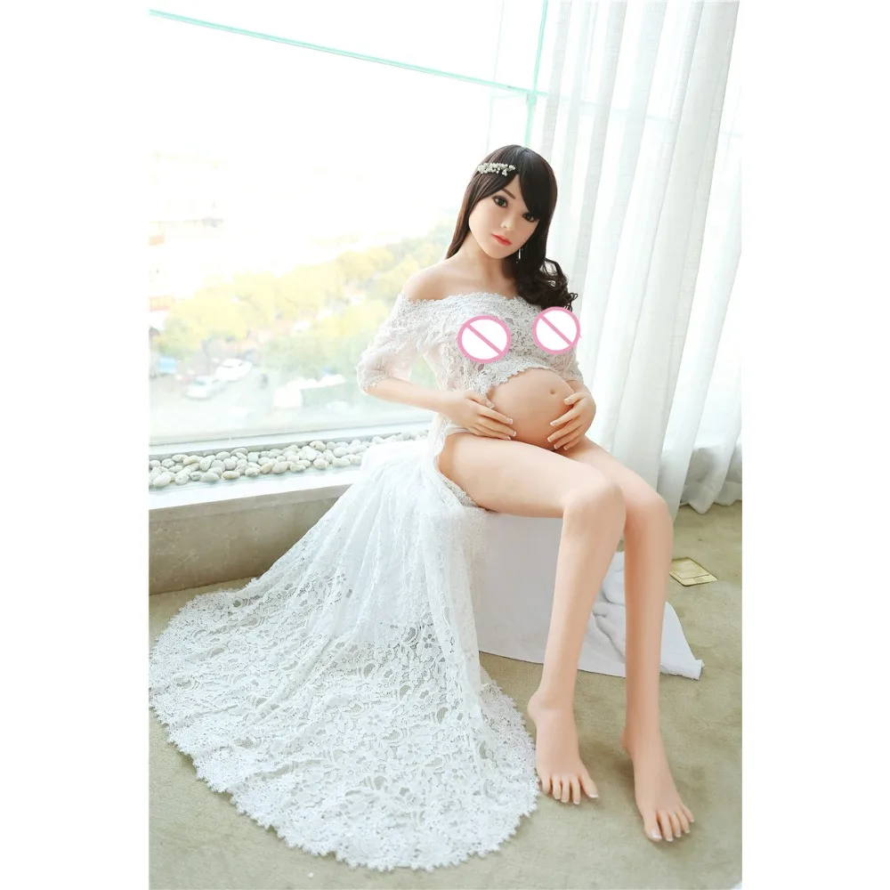 Силиконовая секс кукла для беременных большая грудь 158 см любви полное тело