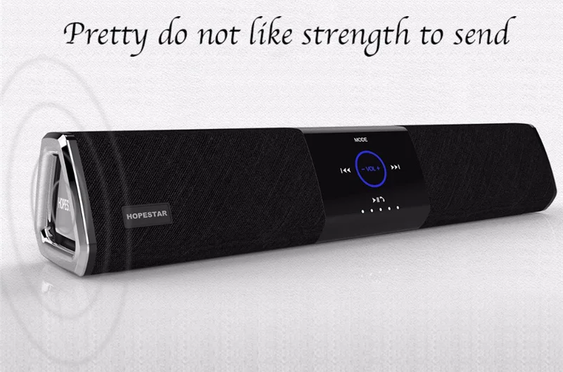 YINEW A3 Bluetooth динамик 20 Вт ТВ Саундбар беспроводной портативный стерео Бас Сабвуфер Система домашнего кинотеатра аудио ПК Звуковая Панель коробка