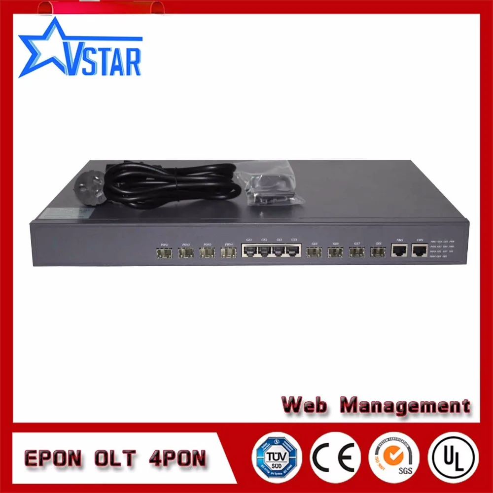 EPON 4SFP порты GEPON OLT с 4 PON модуль совместимый HUAWEI zte|Оптоволоконное оборудование| |