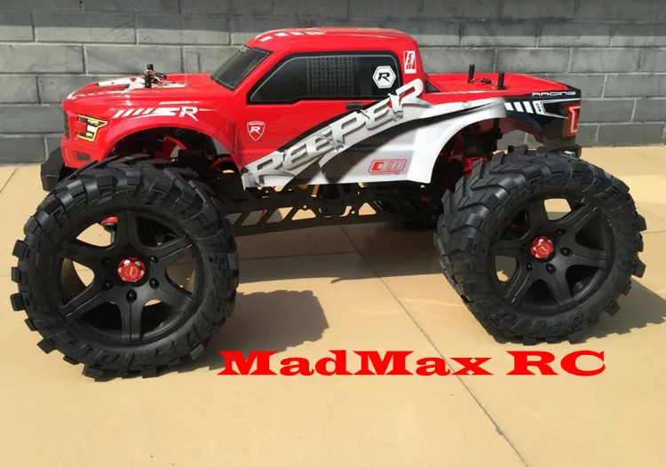 Набор колесных шин MadMax + удлиненный адаптер для CEN RACING REEPER монстр Трак масштаб