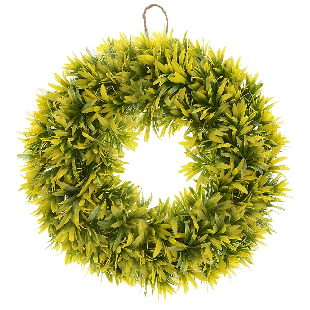 Рождественский венок 2019 украшение на Хэллоуин входную дверь Декор искусственные