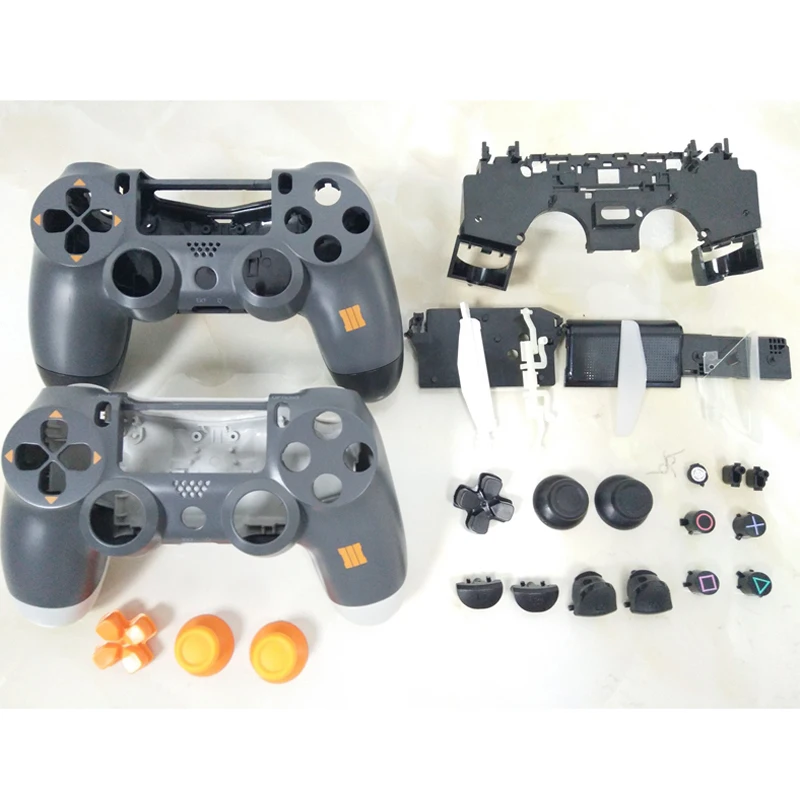 PS4 корпус для игрового контроллера чехол полное покрытие спереди и длинное сзади жесткий верх лампы проектора Sony Playstation 4 Dualshock 4 запасная часть для джойстика Запчасти