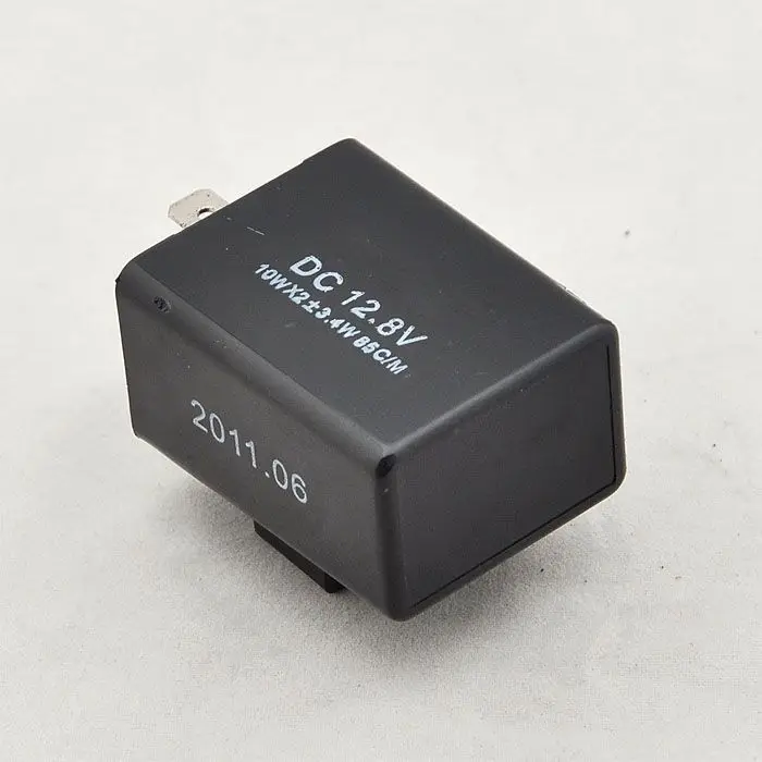 

Wotefusi For Motorcycle Square Turn Indicator Signal Flashers Black [P29]