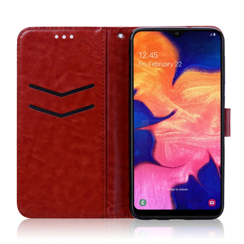 Роскошный защитный чехол-книжка из искусственной кожи чехол для samsung A10 чехол задняя крышка чехол для телефона для samsung Galaxy A10 10 SM-A105F A105 A105F крышка