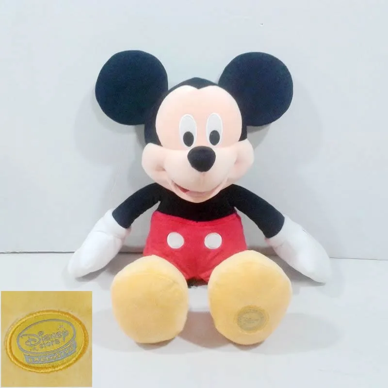mickey 1 шт. Микки Мышь клуба плюшевые Игрушечные лошадки Микки и 3 вида цветов Минни Игрушечные лошадки для детей подарки на день рождения - Цвет: mickey