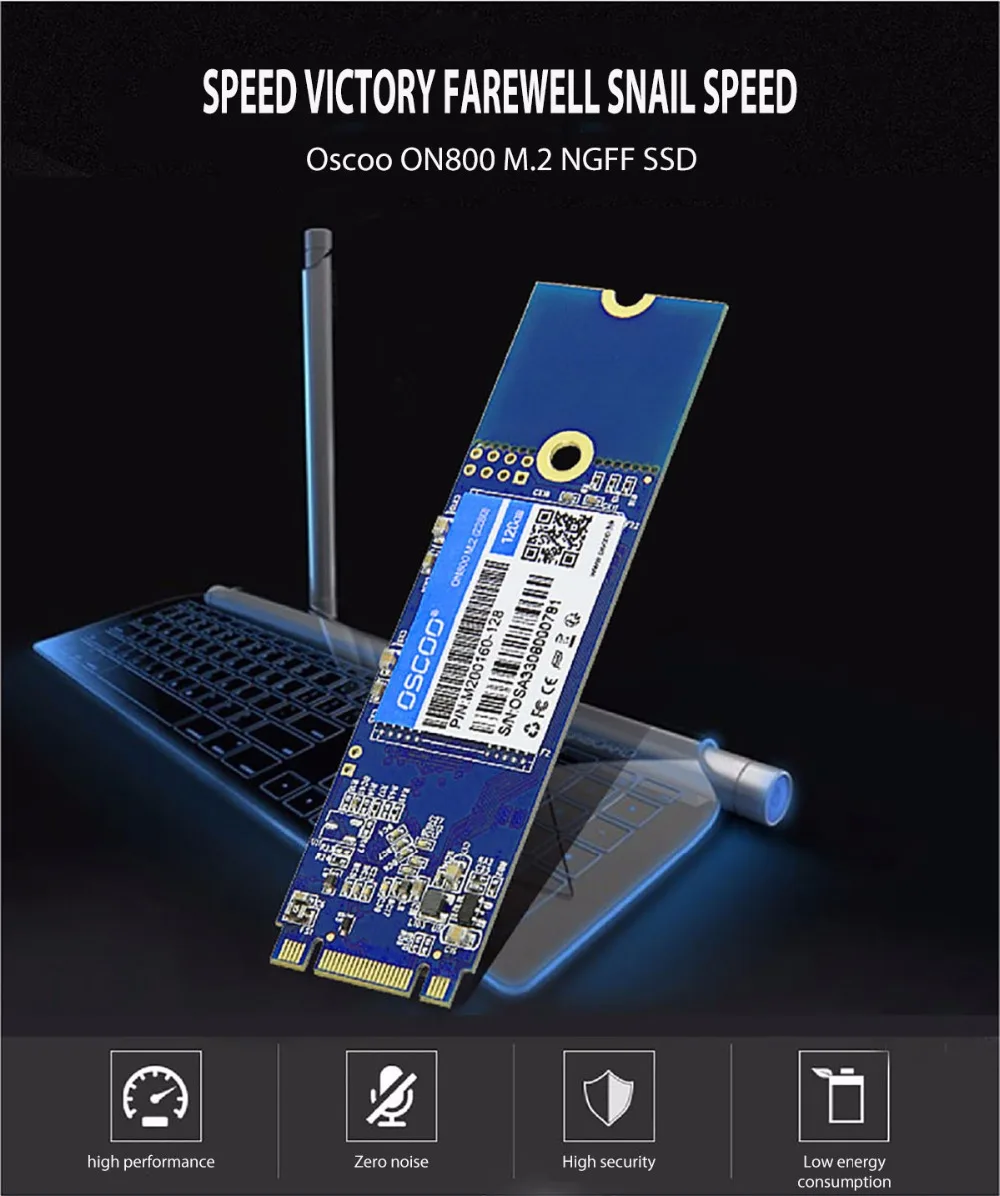 Жесткий диск OSCOO NGFF M2 SSD 2280 120 ГБ 240 M.2 Внутренний твердотельный накопитель жесткий