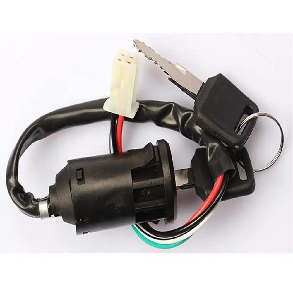 Переключатель зажигания мотоцикла 4 провода для мотоциклов квадроциклов карт