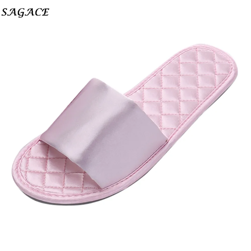 SAGACE/обувь Новинка Женские летние шлепанцы Шелковые из пвх Домашние пляжные для