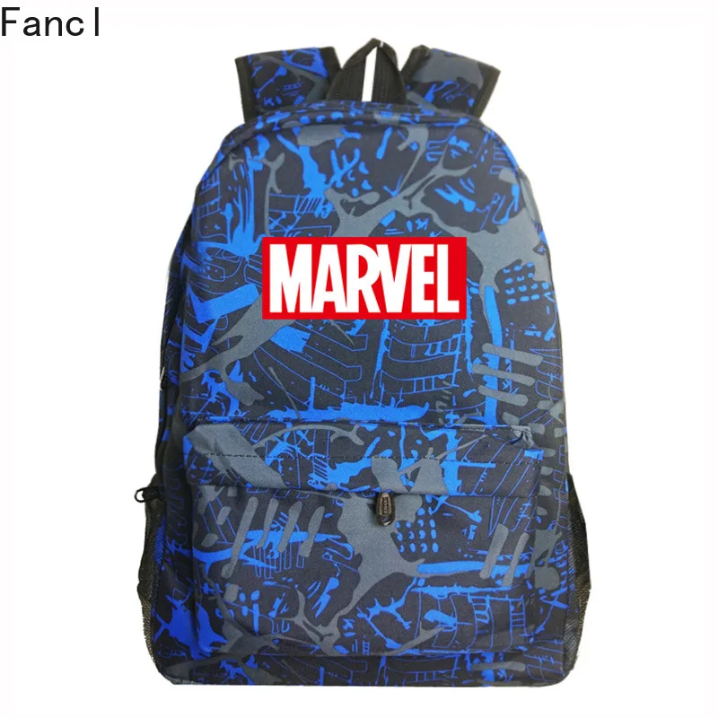 Новинка 2019 цветная школьная сумка Marvel с надписью мстители для мальчиков и