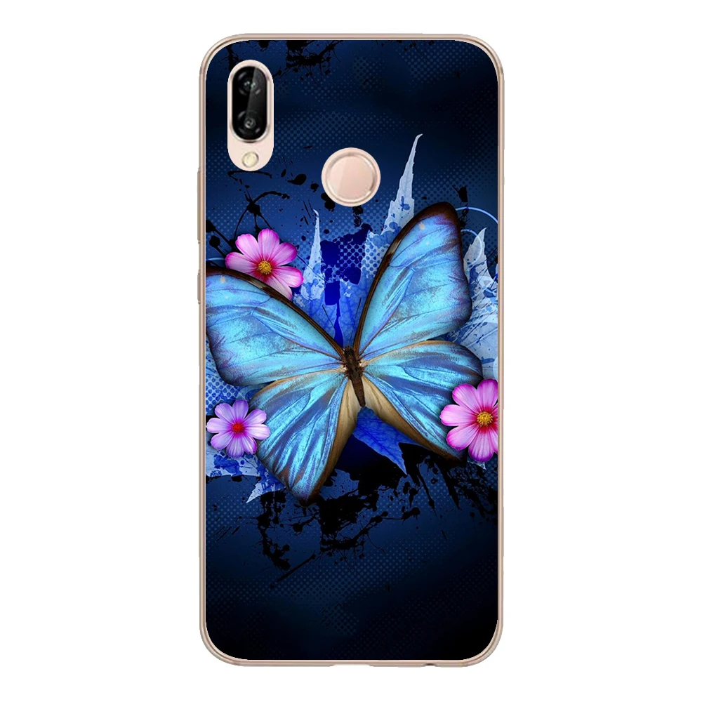 Для Huawei P20 Lite чехол 5 84 &quotмягкий TPU силиконовый Funda милый мечтательный бабочка Nova 3e