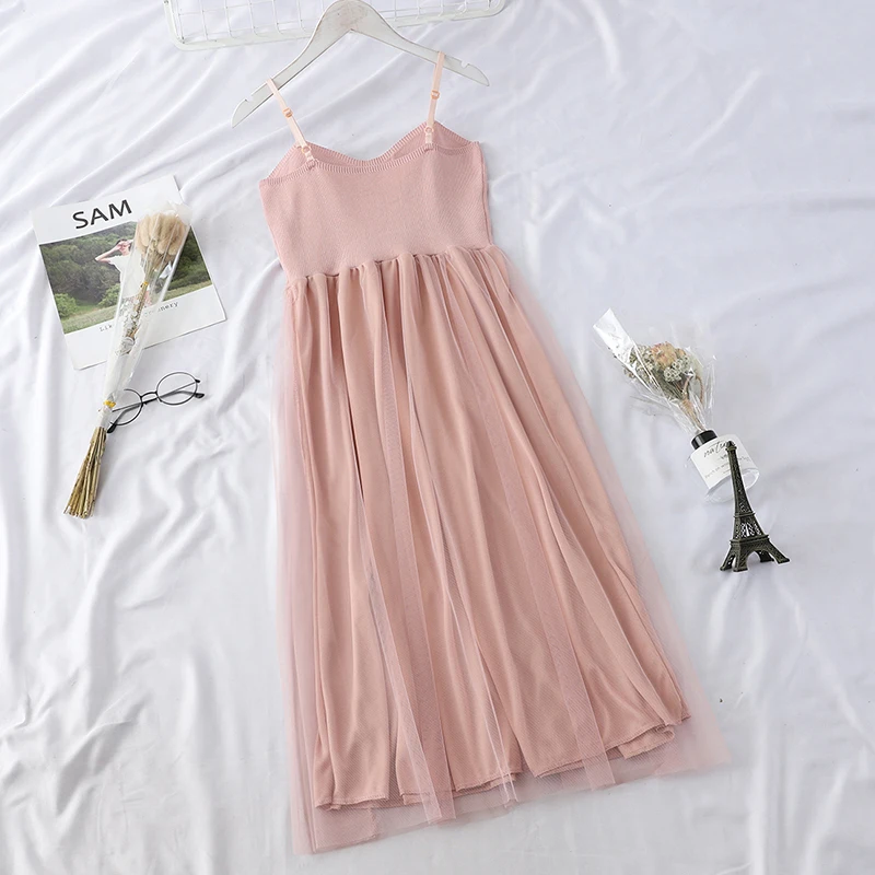 Платье женское кружевное длинное эластичное с сетчатой подкладкой большого