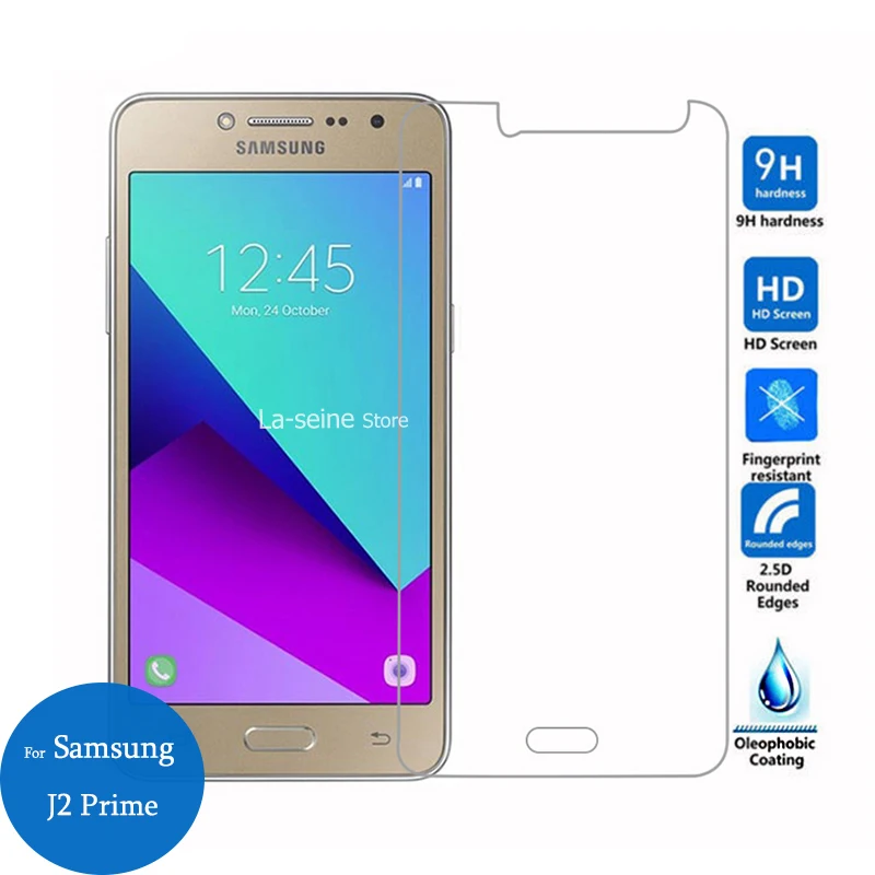 Закаленное стекло для samsung Galaxy J2 Prime защита экрана 9h 2.5d 0,26 мм защитная пленка на J2Prime SM-G532F DS G532F