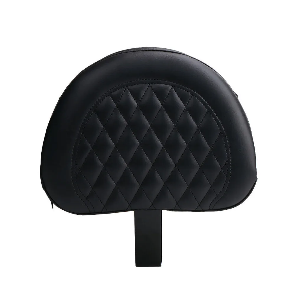 Мотоциклетная черная регулируемая штепсельная спинка для водителя Harley Fatboy FLSTF