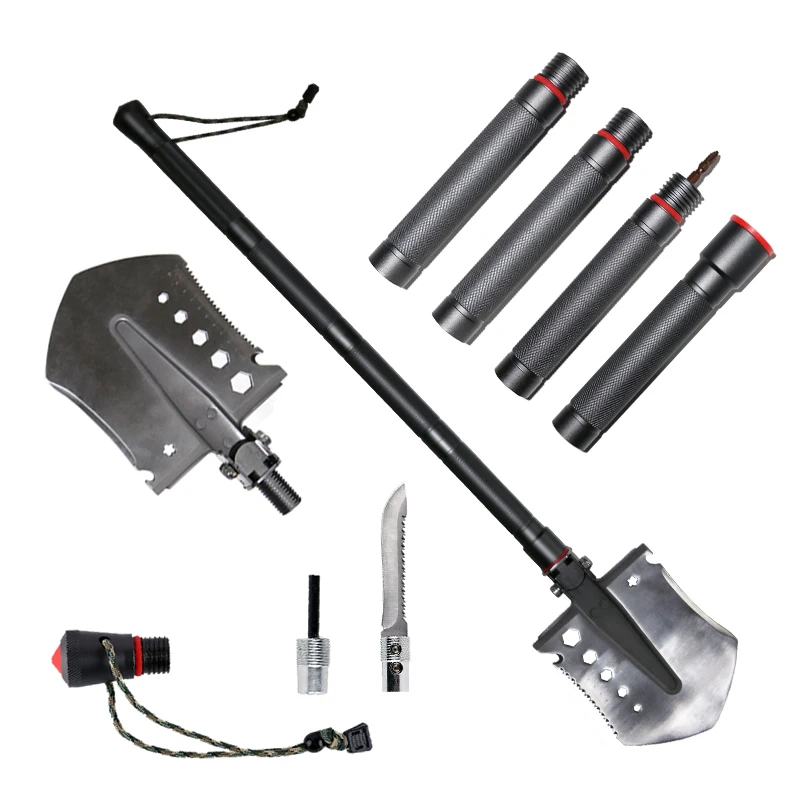 Многофункциональный Тактический Кемпинг Лопата Выживание Шпателем Из