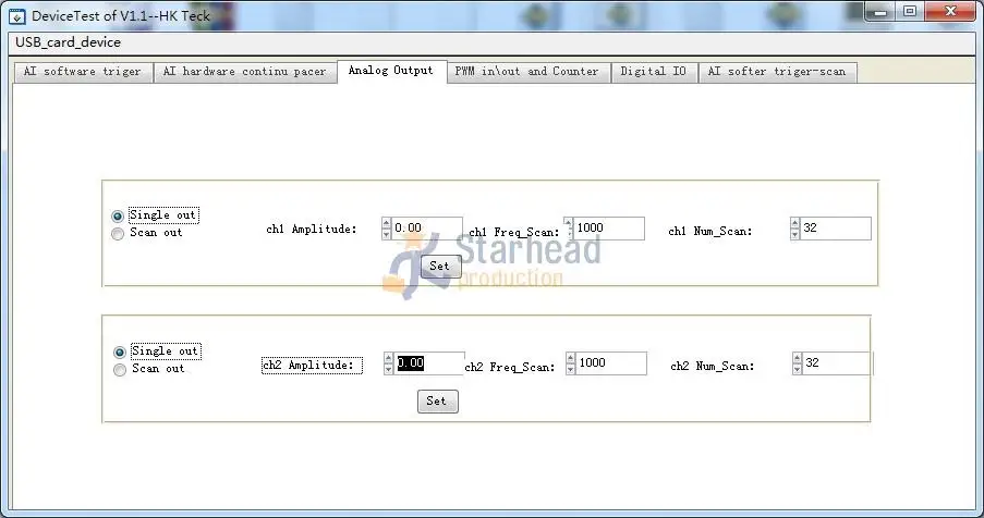 USB DAQ модуль сбора данных 16AD 2AO 8DI 8DO PWM Counter 100Ksps LabVIEW delphi VB.net VC6.0 примеры Matlab Labwindows|screw