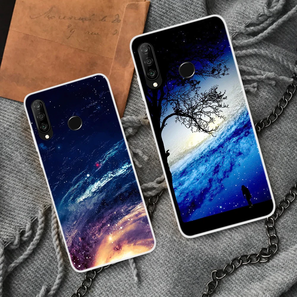 Для huawei P30 Lite чехол силиконовый мягкий ТПУ задняя крышка для Funda huawei P30 Lite чехол 6,15 ''P30Lite P 30 Lite крышка Мода