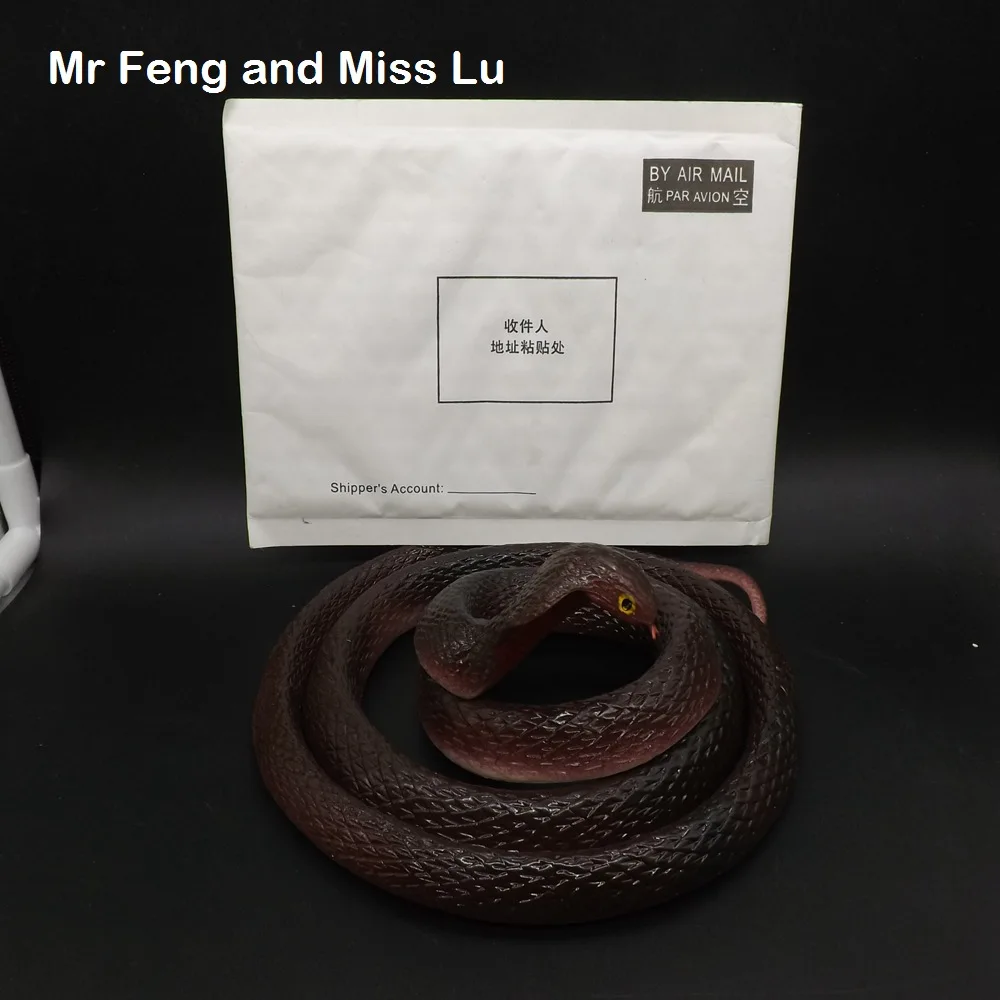 Большая кобра подарок на Хэллоуин смешная имитация мягкая страшная змея