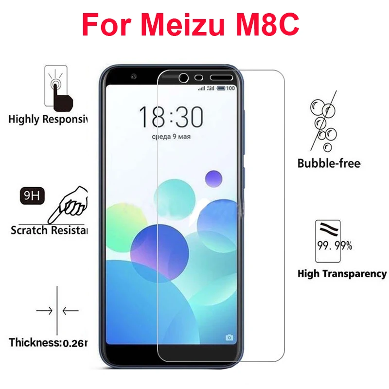 2.5D 9H Премиум Закаленное стекло для Meizu M8C 5 45 &quotЗащита экрана закаленное защитное