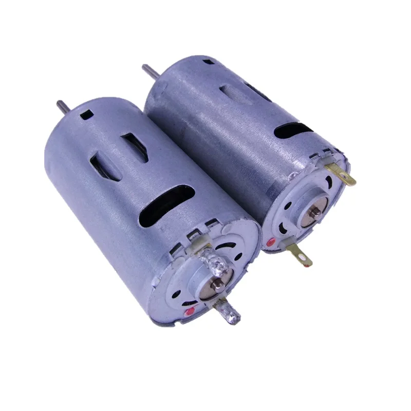 2pcs 395 Strong Magnet High Speed Motor 12V 20000RPM Large Torque Carbon Brush 2.3mm Shaft for RC Cars DIY Electric Drill | Игрушки и