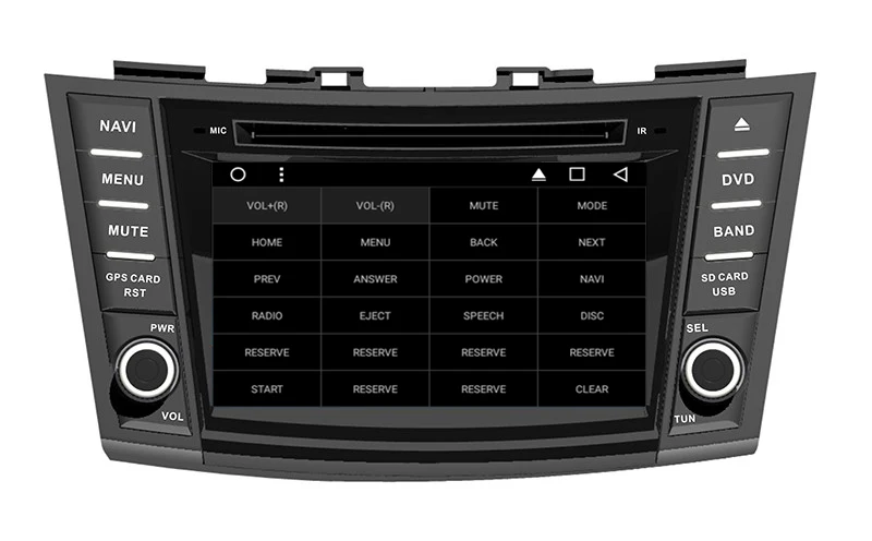 Автомобильный DVD для Suzuki swift 2012 2013 2014 7 &quotAndroid 6 0 радио gps навигация стерео головное