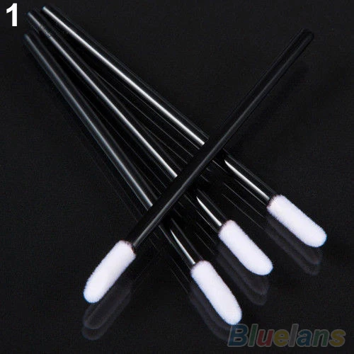 Новейшая 50 шт одноразовая Косметическая кисть для губной помады палочка