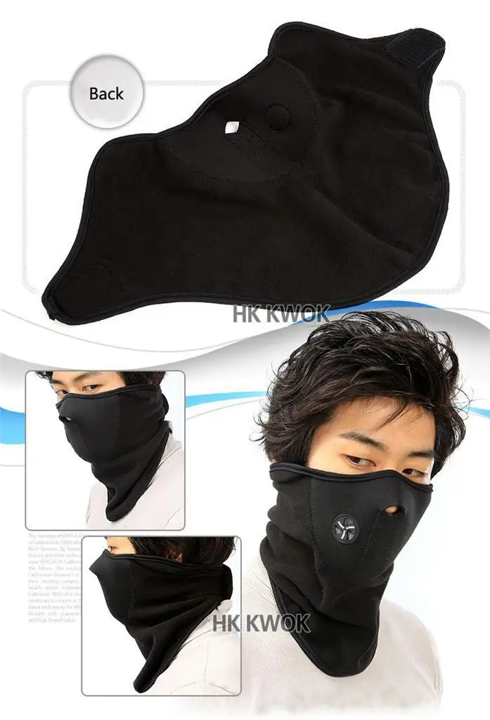 

5pcs Thermal Neck warmers Fleece Balaclavas CS Hat Headgear Winter Skiing Ear Windproof Warm Face Mask Motorcycle Bicycle Scarf