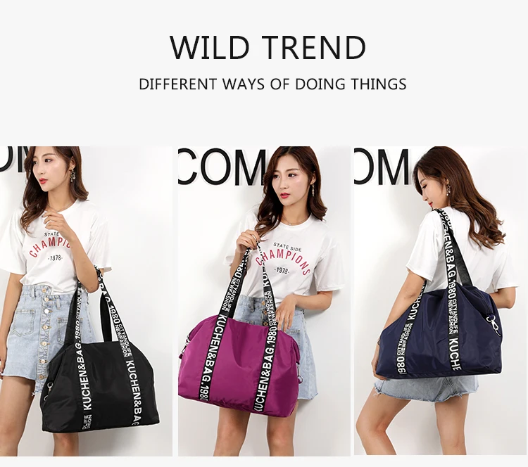 Wobag Модные Новые дорожные сумки большой емкости Oxofrd Tote Портативный багаж Повседневная Сумка Многофункциональная багажная сумка