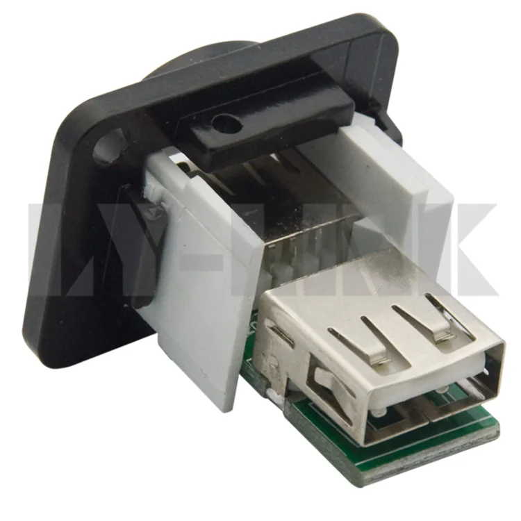 Металлический разъем гнездо USB типа D с печатной платой|usb type|usb stylesusb female |