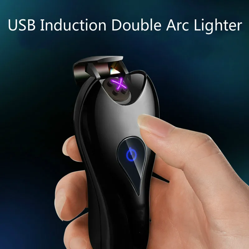 USB новая зарядка сенсорная Зажигалка зажигания металлическая электронная