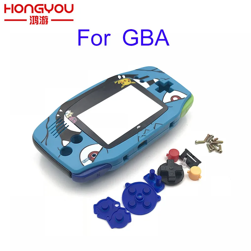 Ka Tong 5 шт. мультфильм Ограниченная серия корпус оболочки пакет для Nintendo Gameboy Advance GBA чехол Ремонт Часть - Цвет: Ka Tong